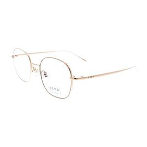 Diff VDFREID51RGOL Rose Gold Round Unisex Optical Frames